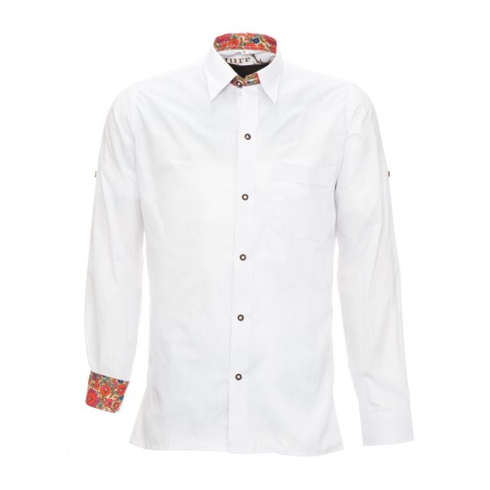 Premium trachtenhemd wit